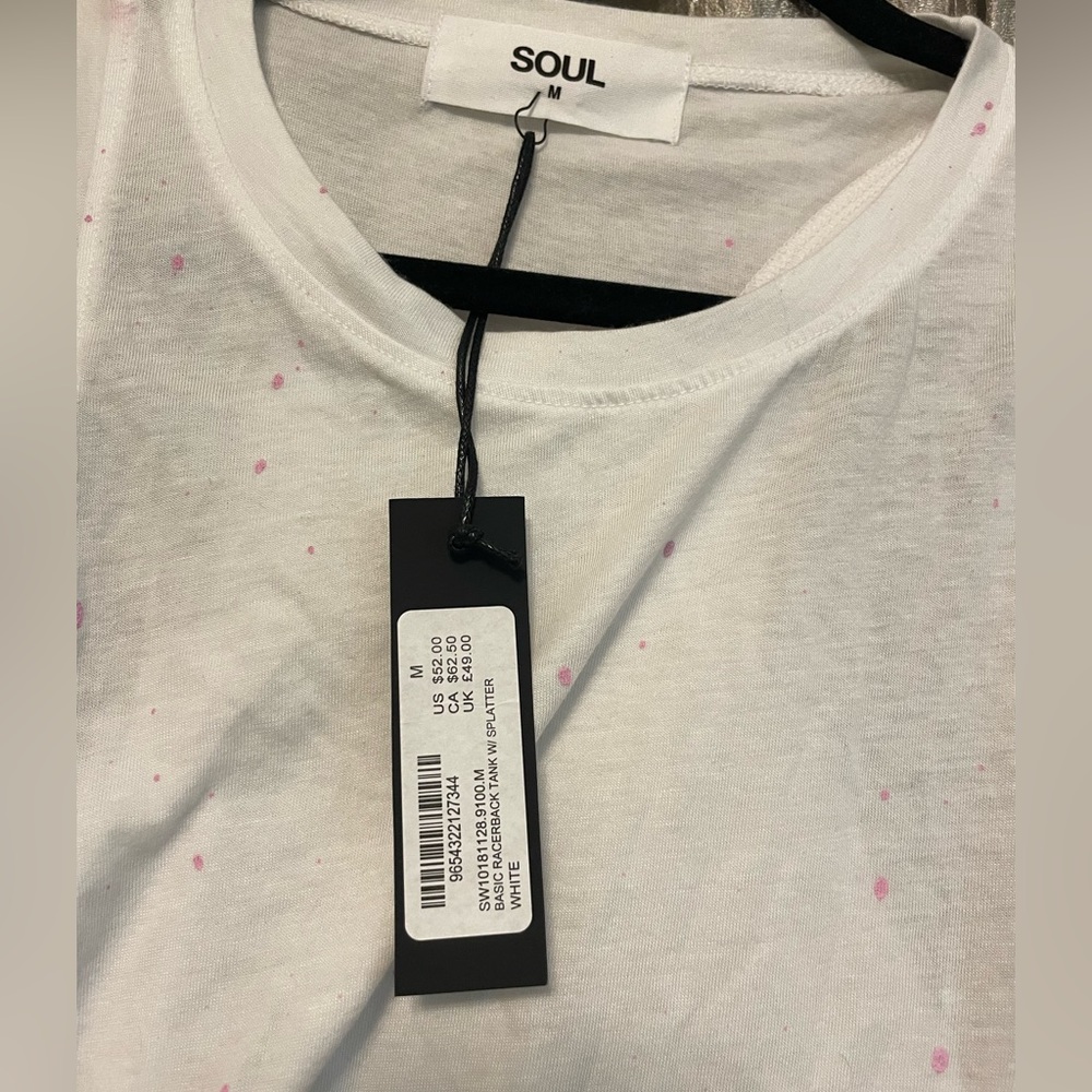 Soulcycle Pink Splatter Top